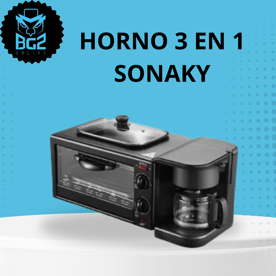 HORNO ELECTRICO 3 EN 1